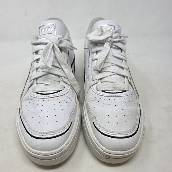 Puma CA Pro Classic White Burgundy Sneakers Mens Size 10 - Picture 3 of 8